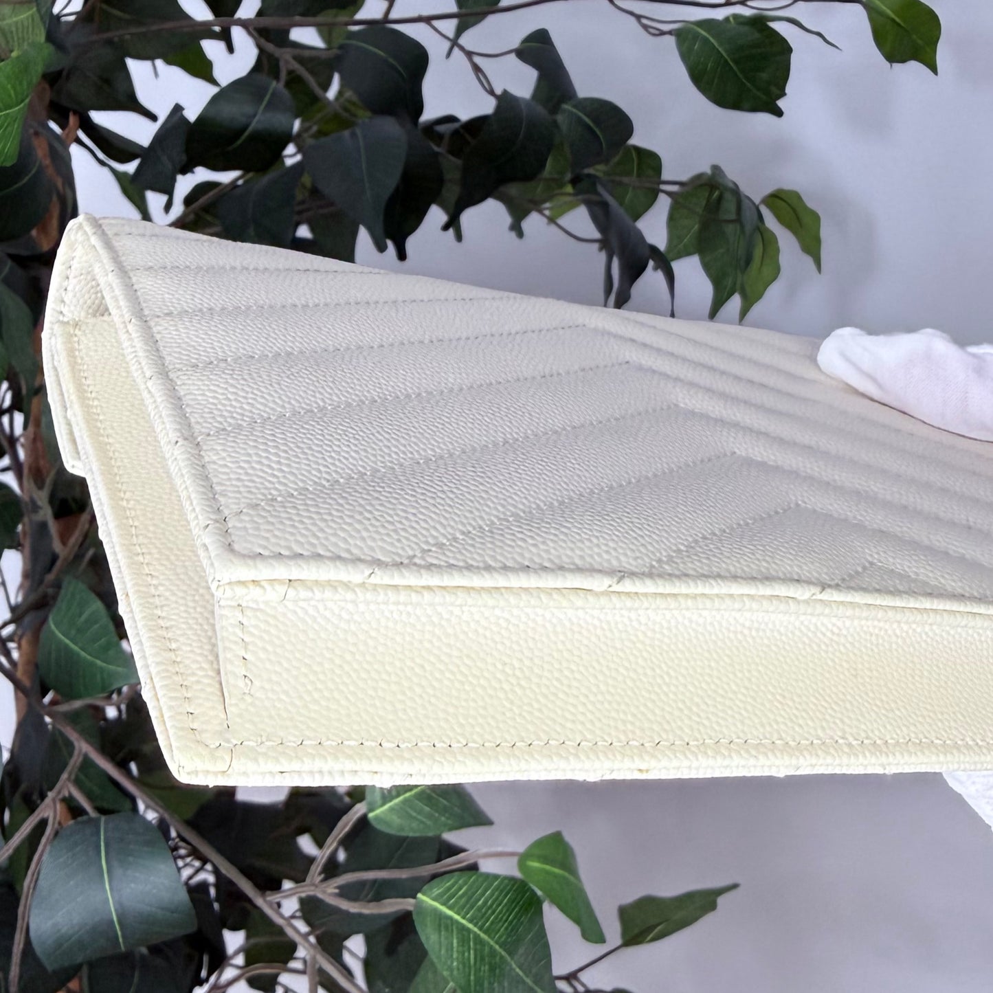 Saint Laurent Cassandre Envelope Chain Wallet