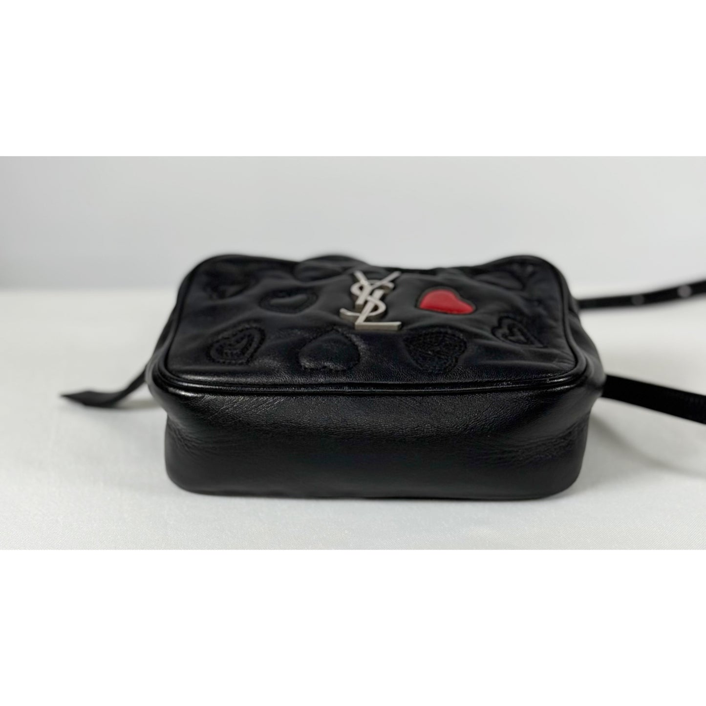 Yves Saint Laurent Black Leather Belt Bag Crossbody Bag, Rare and Hard to Find