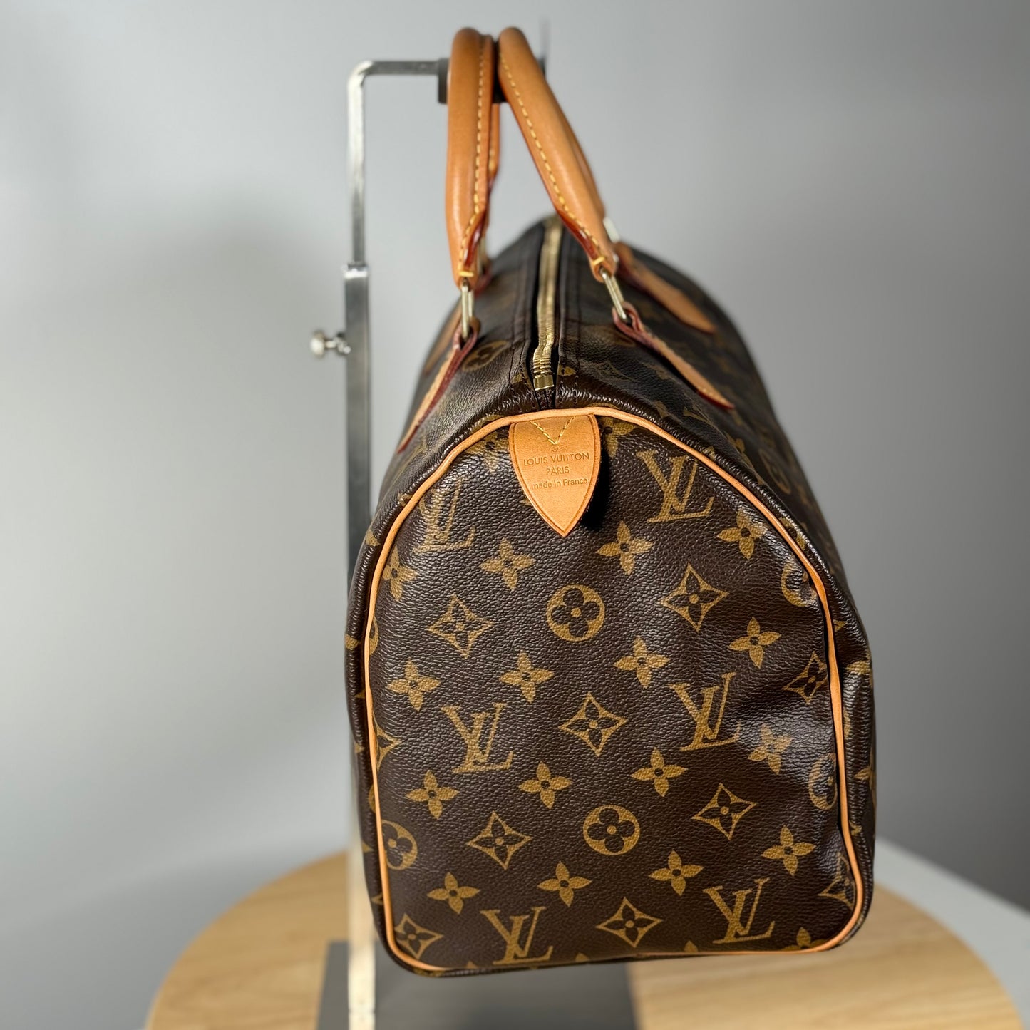Louis Vuitton Monogram Speedy 30 Boston Bag W/Dust Bag, Lock & Key