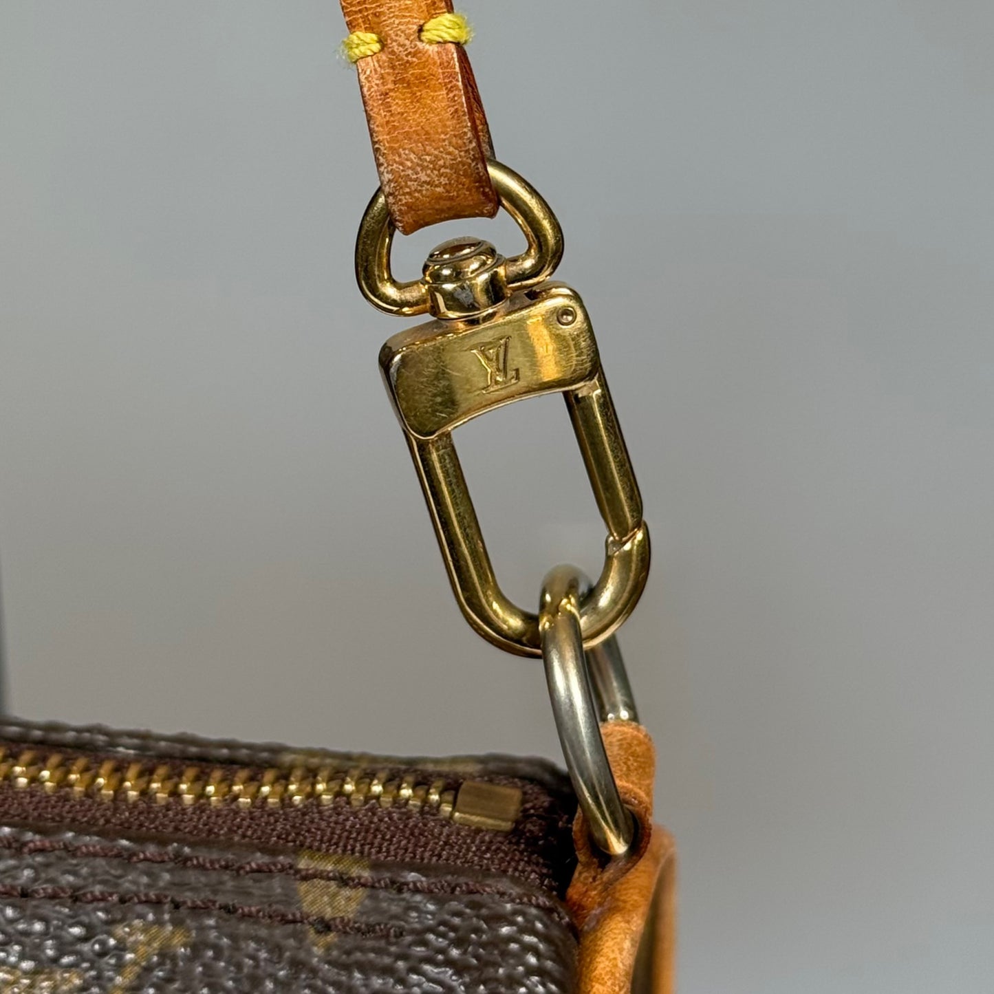 Louis Vuitton Monogram Mini Pouch for Papillon Bag Brown