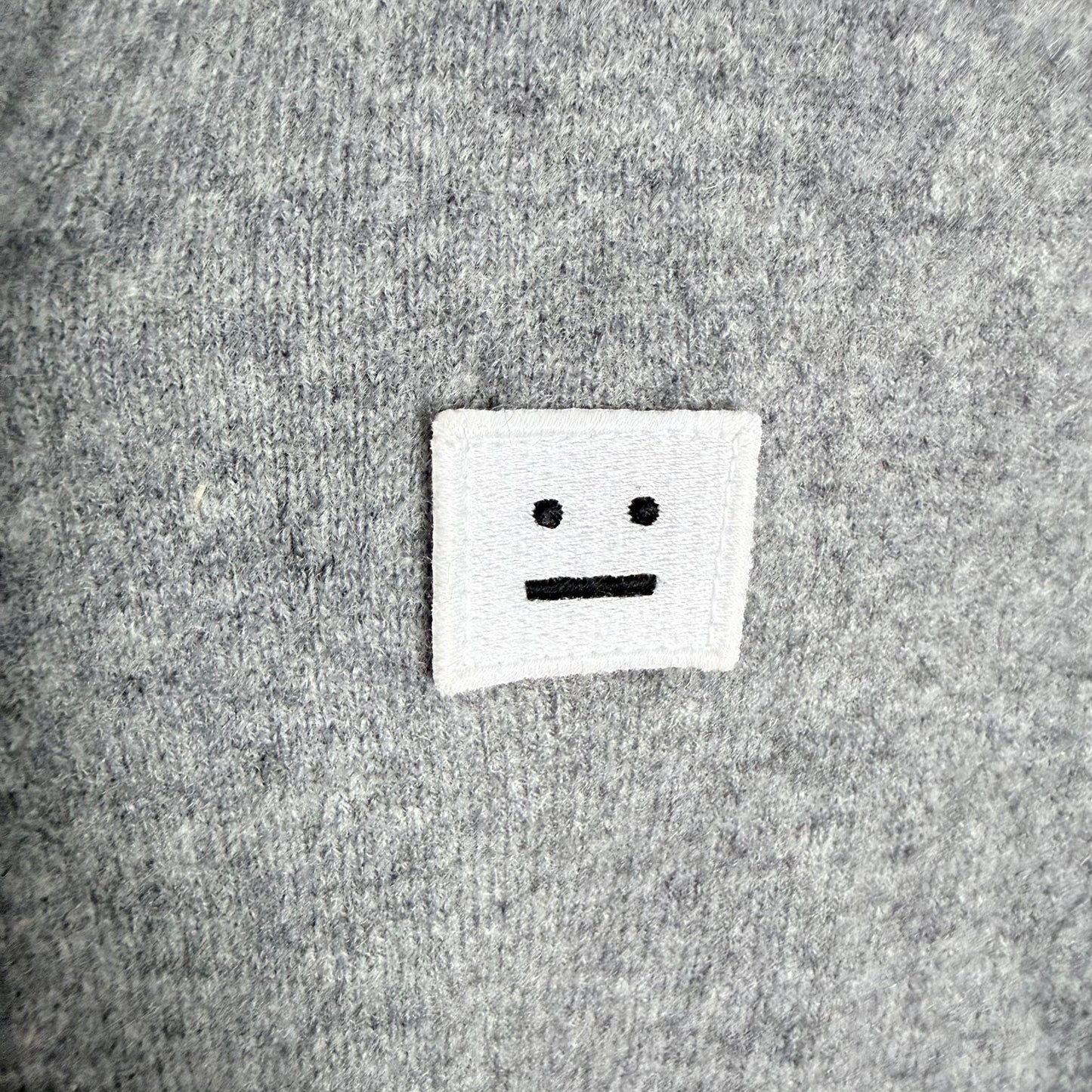 Acne Studios Grey Wool Cardigan