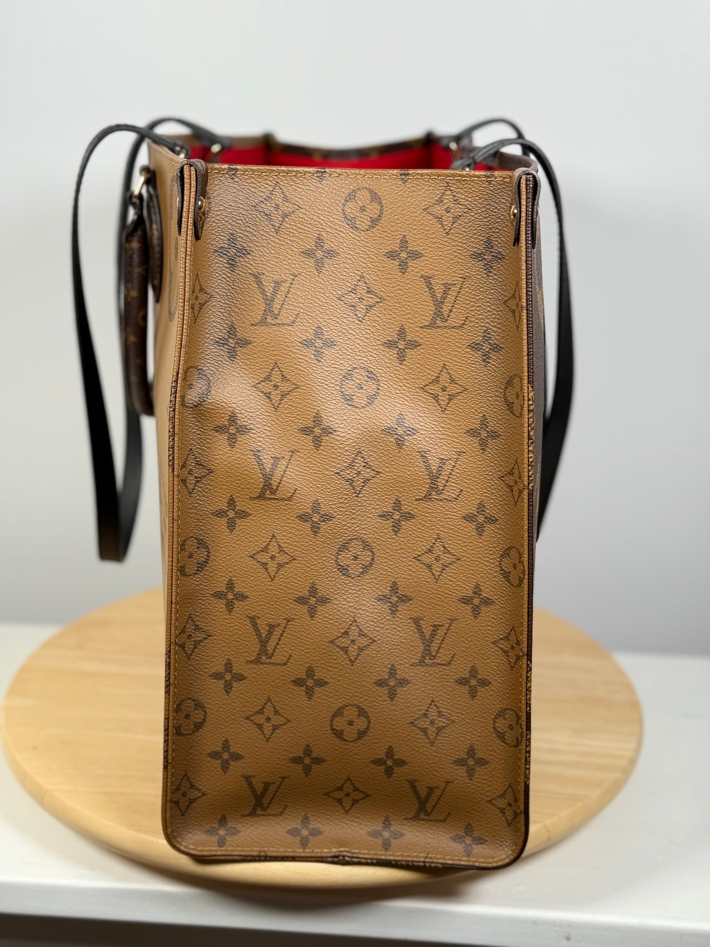 Louis Vuitton Monogram Reverse OnTheGo GM 2WAY Shoulder Tote Bag