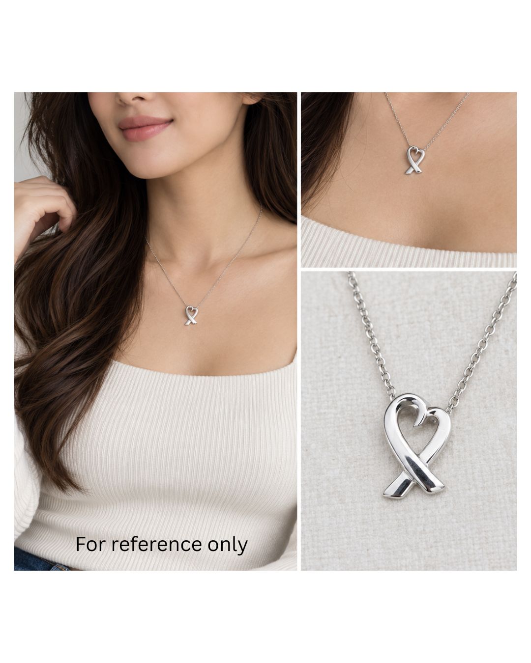 Tiffany & Co. Paloma Picasso Loving Heart Sterling Silver Necklace
