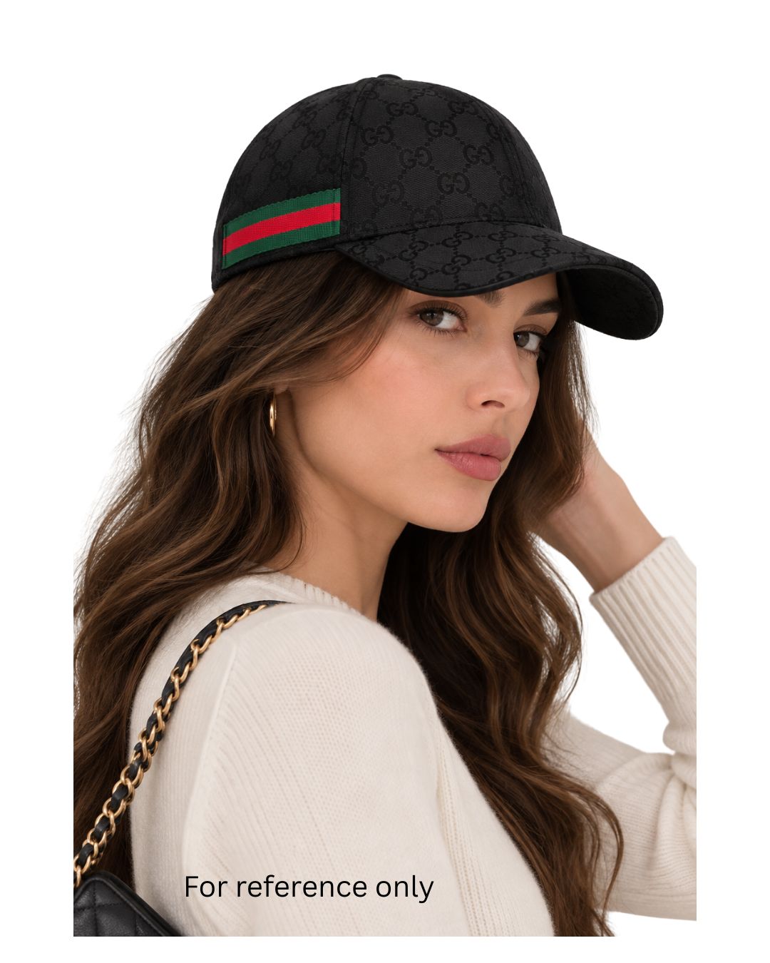 Gucci Sherry Line GG Canvas Size 59 Black Baseball Cap