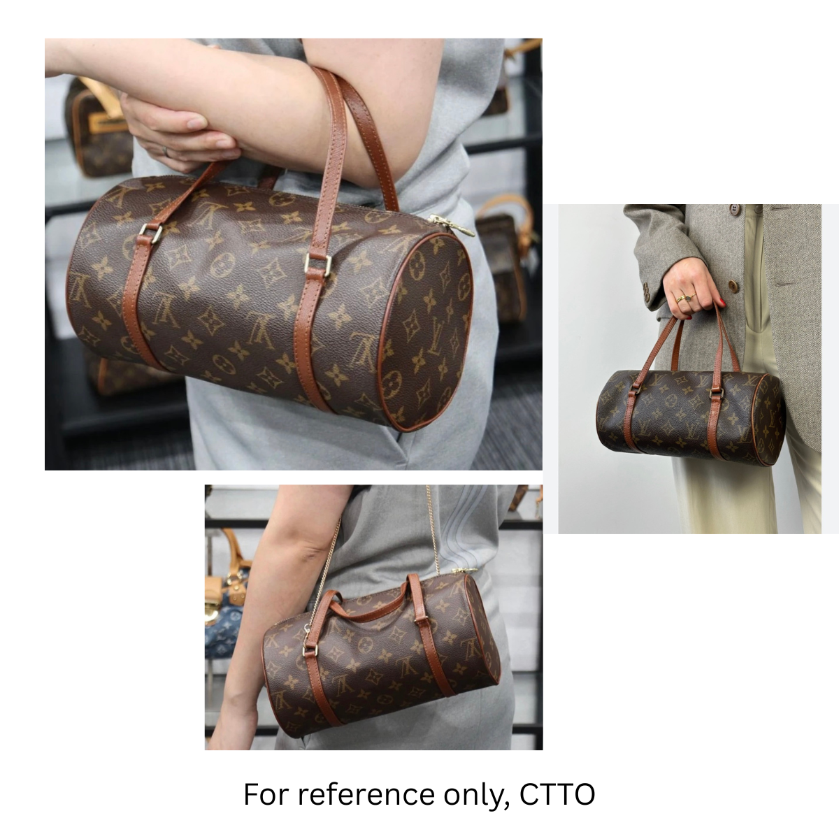 Louis Vuitton Papillon 26 Monogram Handbag w/ Dust Bag