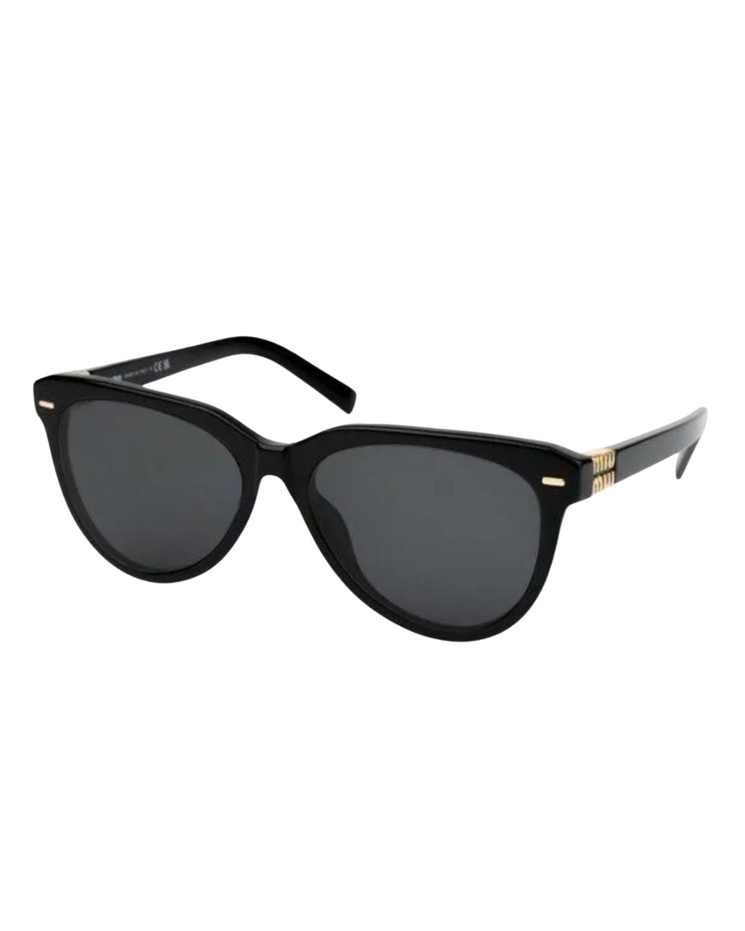 Miu Miu MU12ZS Black Grey Phantos Sunglasses