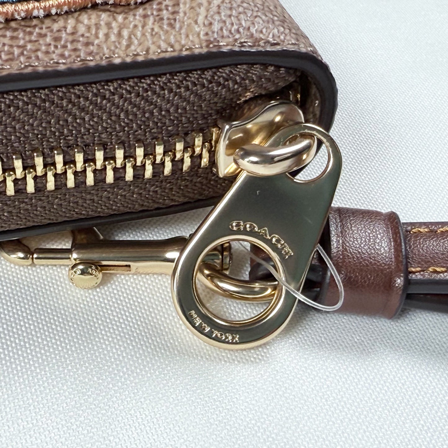 Coach X CBM91 Peanuts Long Zip Around Wallet In Signature Canvas With Patches