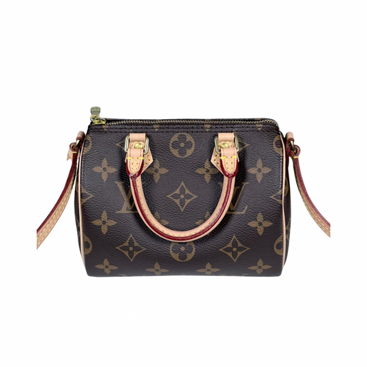 Louis Vuitton Nano Speedy Monogram Canvas Bag Old Version Discontinued