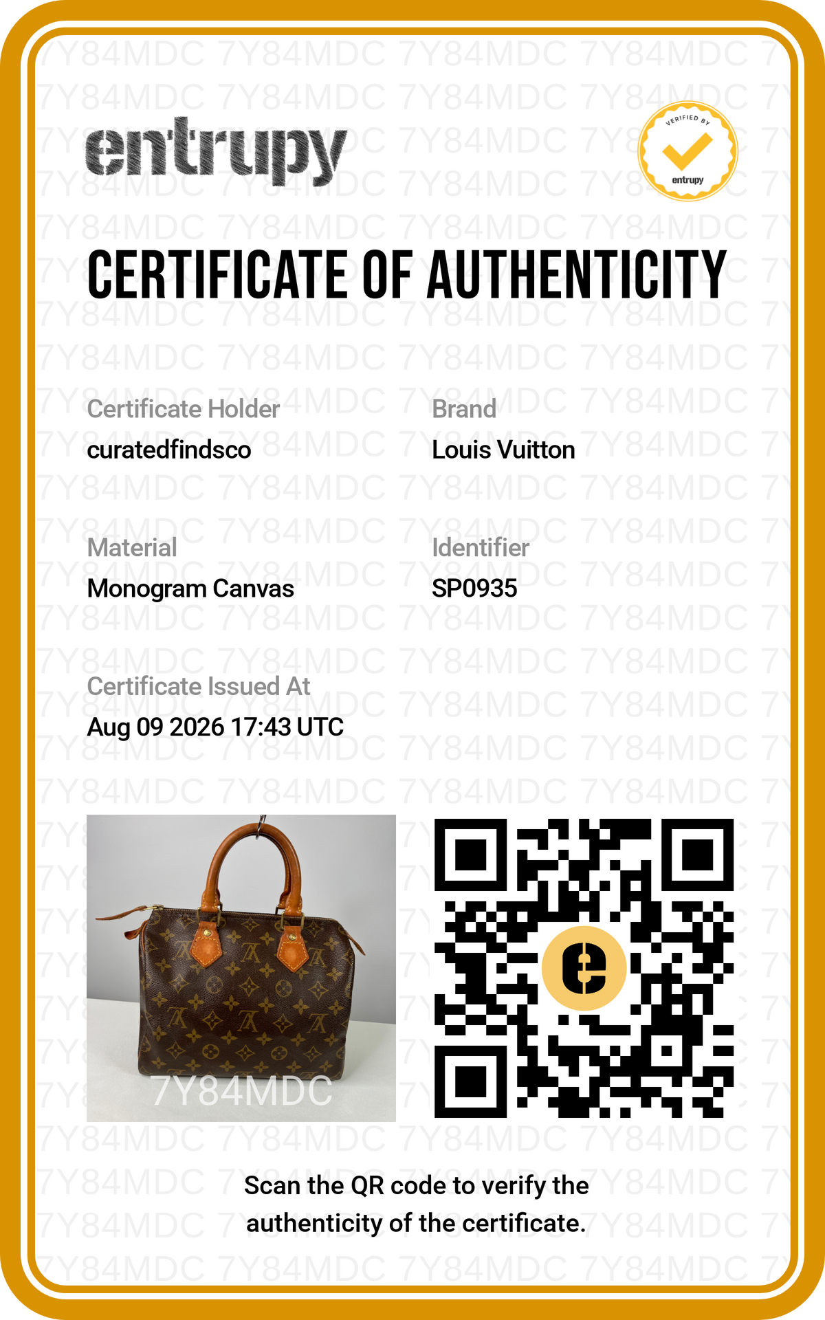 Louis Vuitton Monogram Speedy 25