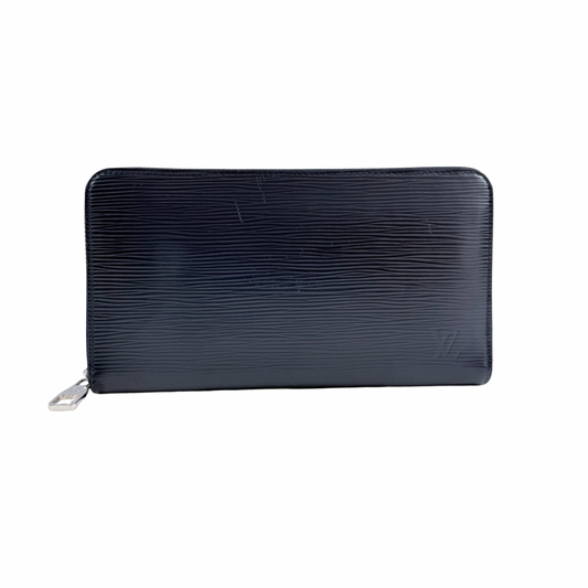 Louis Vuitton Zippy Wallet Epi Leather Navy Organizer