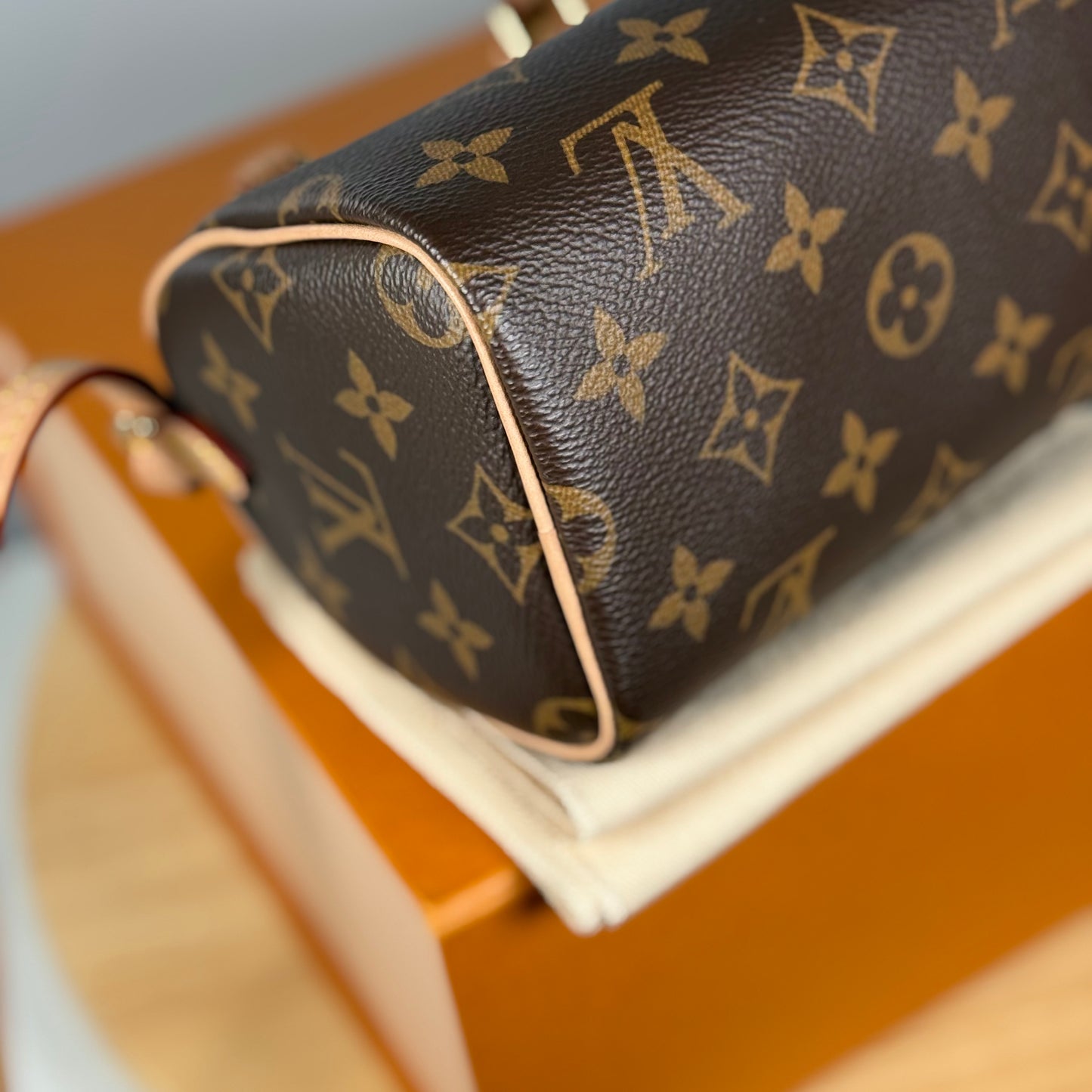 Louis Vuitton Nano Speedy Monogram Canvas Bag Old Version Discontinued