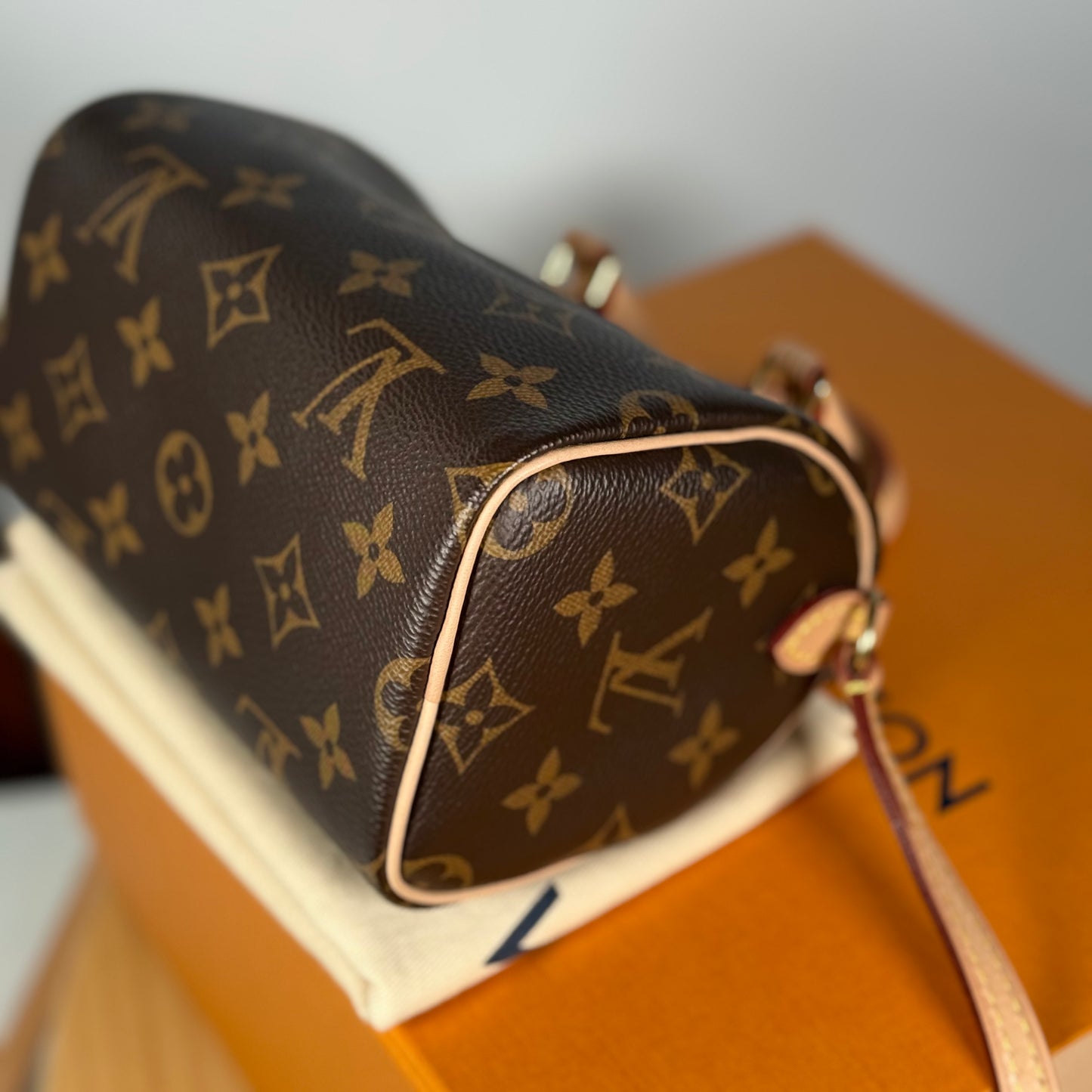 Louis Vuitton Nano Speedy Monogram Canvas Bag Old Version Discontinued