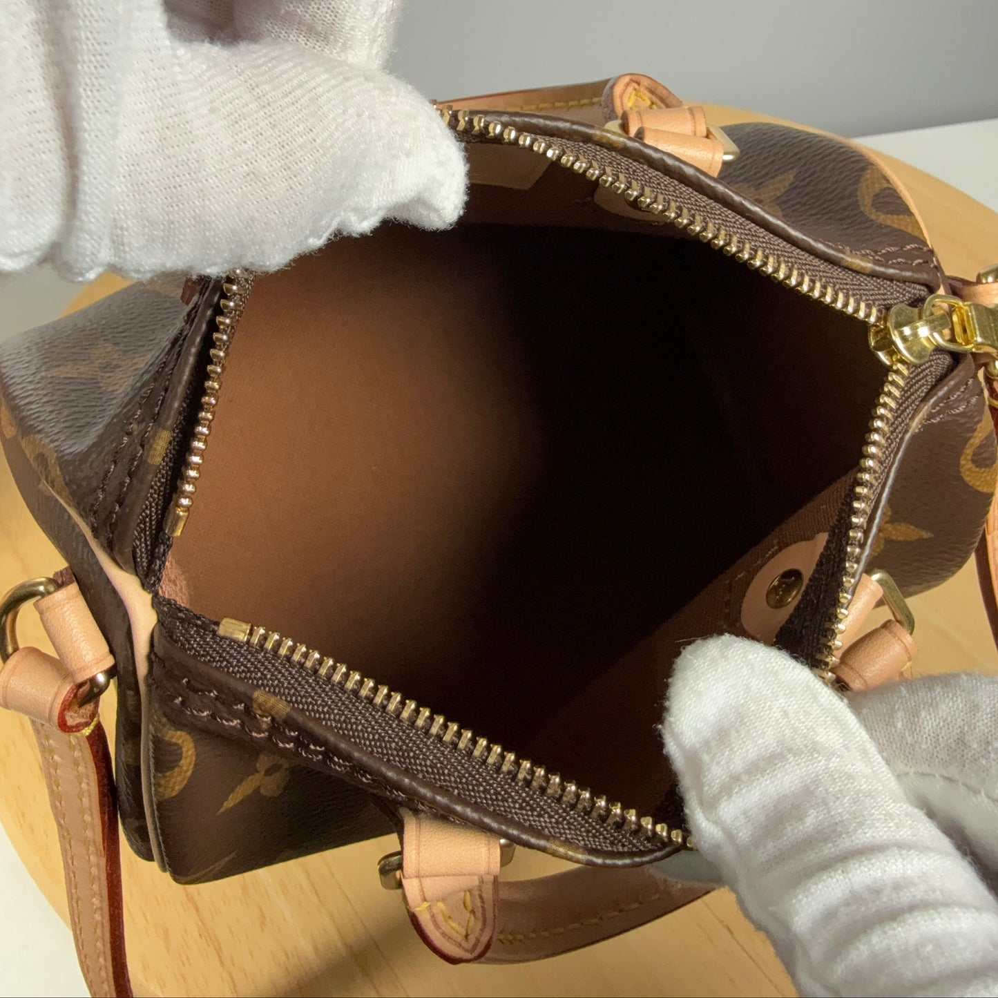 Louis Vuitton Nano Speedy Monogram Canvas Bag Old Version Discontinued