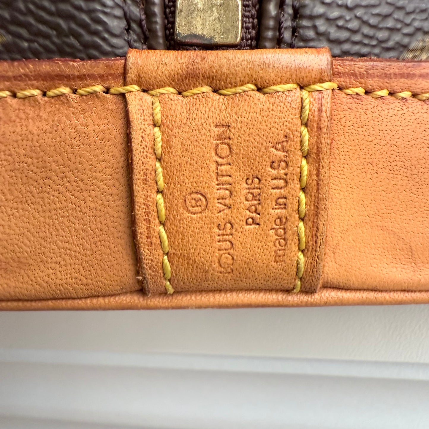 Louis Vuitton Alma PM Monogram Canvas Leather Handbag