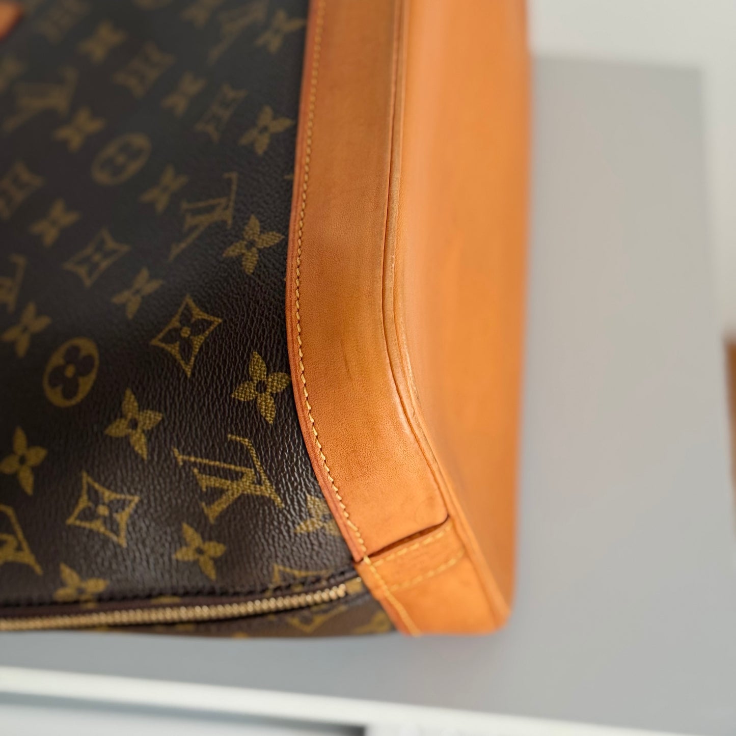 Louis Vuitton Alma PM Monogram Canvas Leather Handbag