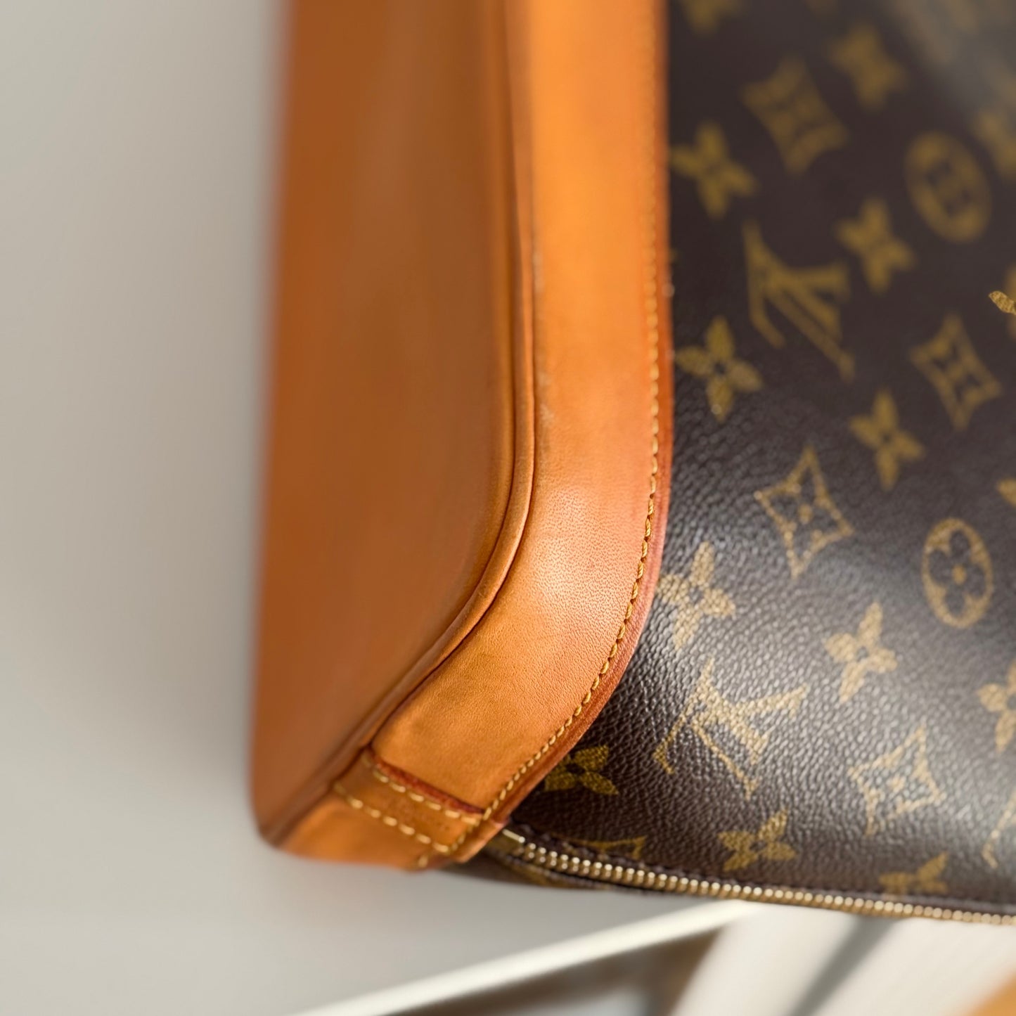Louis Vuitton Alma PM Monogram Canvas Leather Handbag