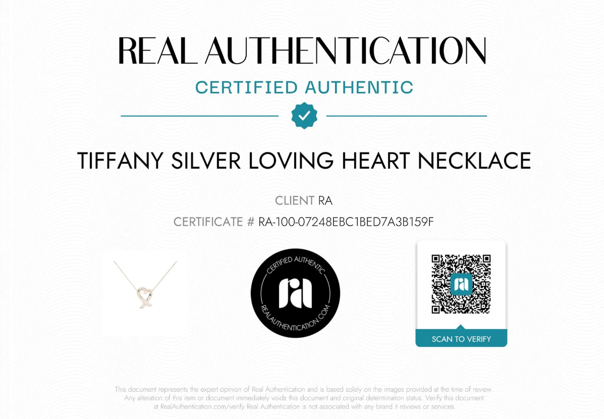 Tiffany & Co. Paloma Picasso Loving Heart Sterling Silver Necklace