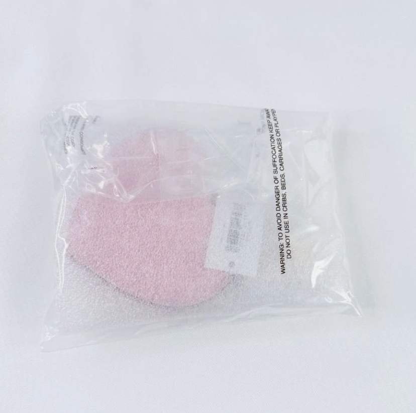 Coach Heart Bag Charm In Signature Canvas CEA22 Gold/Powder Pink NWT
