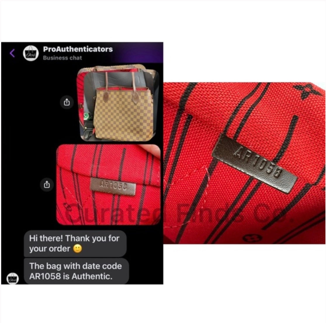 Louis Vuitton Neverfull MM Damier Ebene Canvas Cherry Red Lining Tote Bag