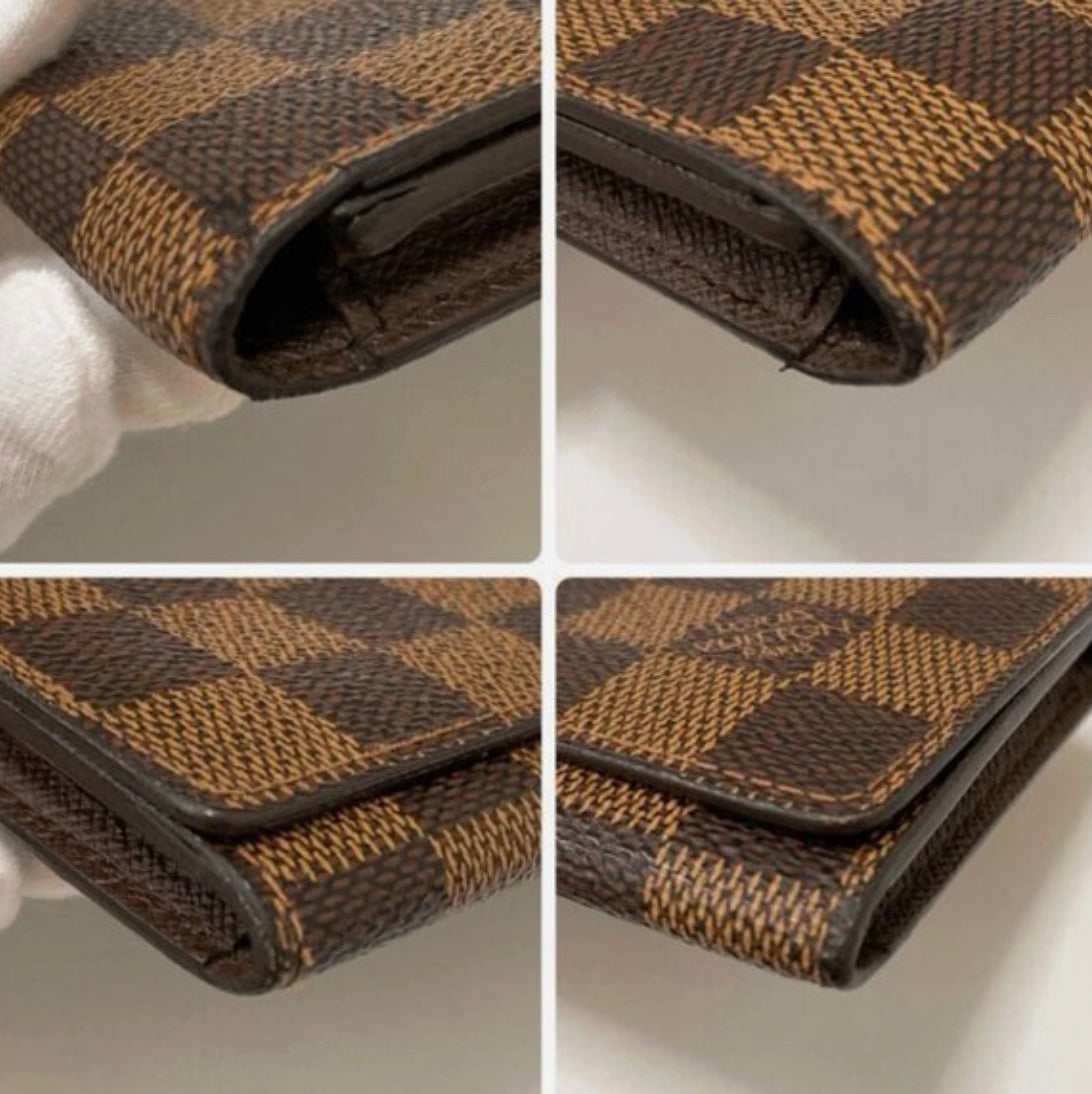 Louis Vuitton Damier Ebene Envelope Card Holder Card Case