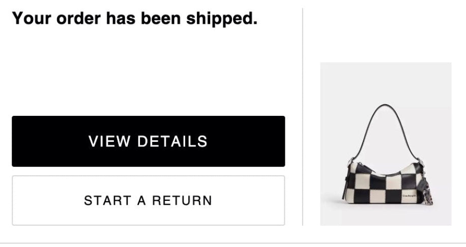 Coach SMALL Alter Ego Slouchy Checkerboard Black/White Shoulder Bag Coachtopia