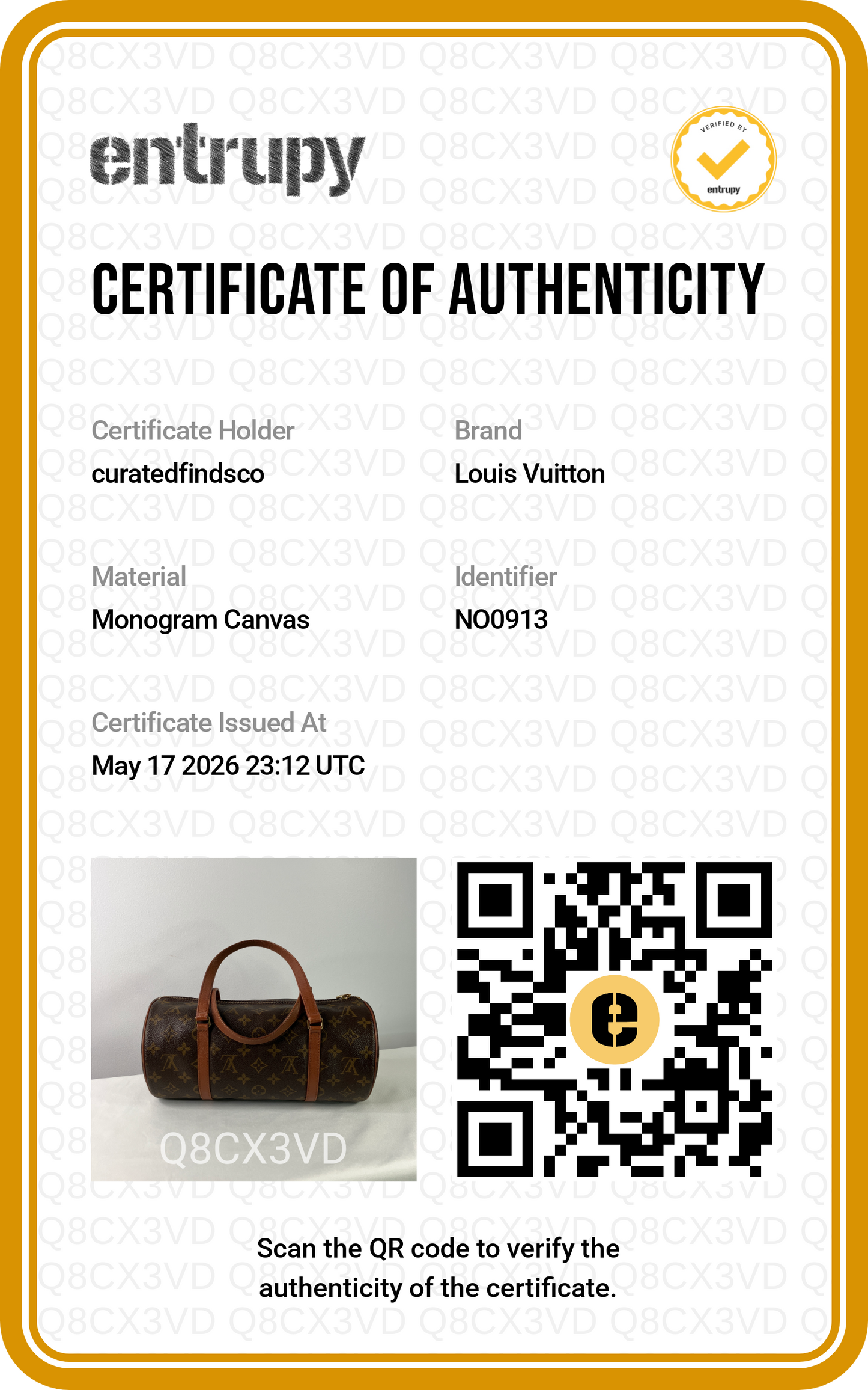 Louis Vuitton Papillon 30 Monogram