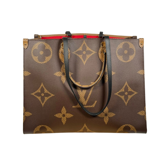 Louis Vuitton Monogram Reverse OnTheGo GM 2WAY Shoulder Tote Bag