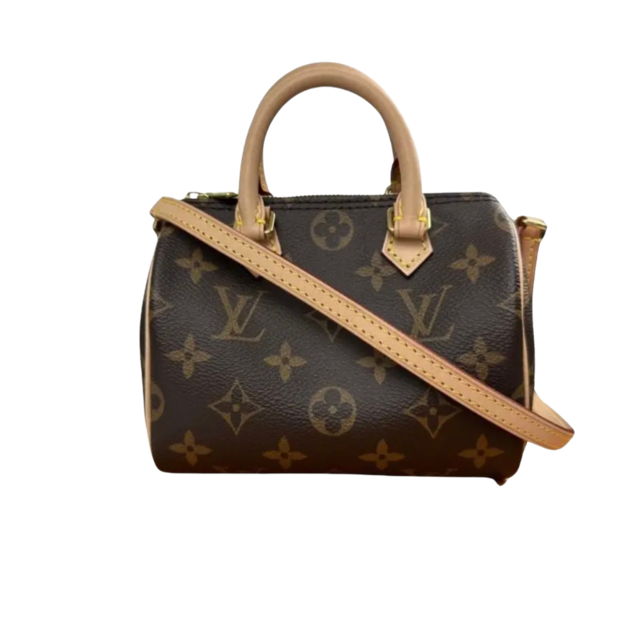 Louis Vuitton Nano Speedy Monogram Canvas Bag Old Version Discontinued
