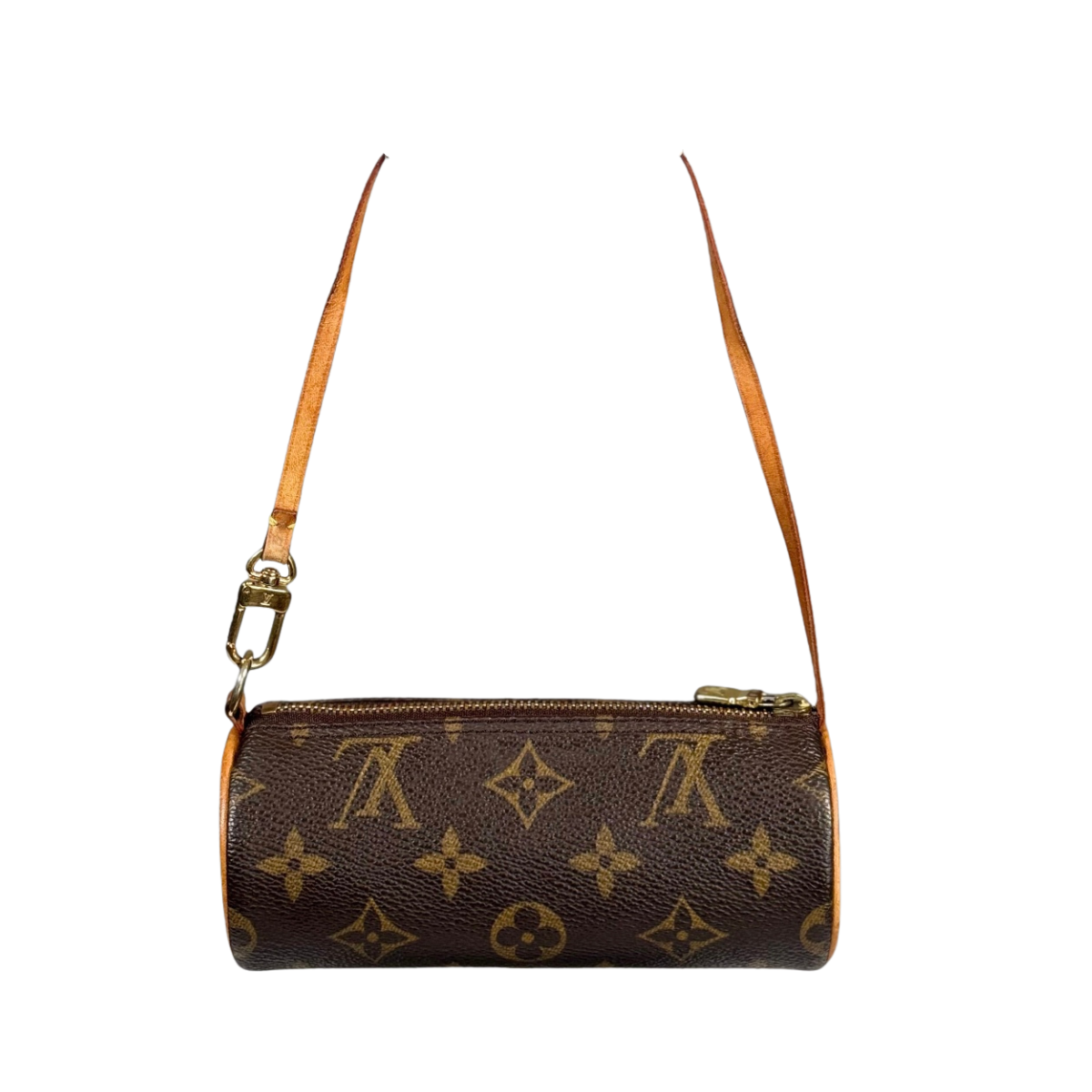 Louis Vuitton Monogram Mini Pouch for Papillon Bag Brown
