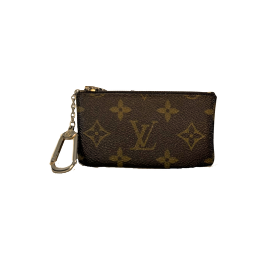 Louis Vuitton Monogram Key Pouch Vintage with Dust Bag