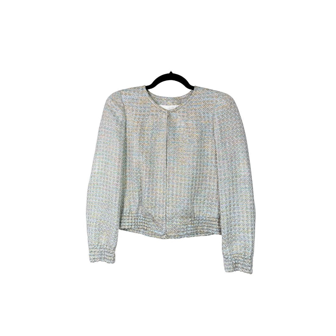 Dries Van Noten Metallic Woven Structured Jacket
