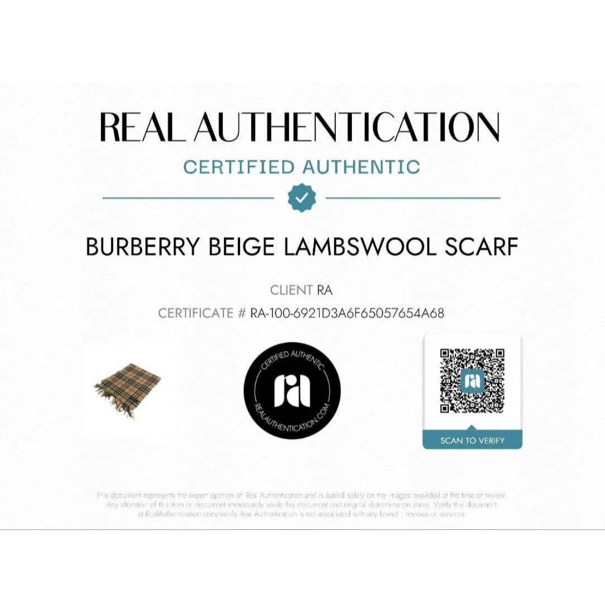Burberrys Vintage Nova Check Camel Lambswool Scarf