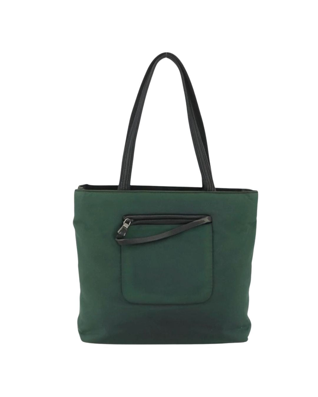 Prada Green Nylon Tote Bag