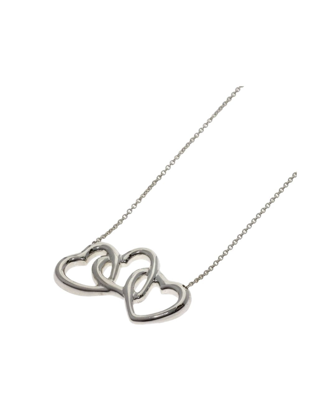 Tiffany & Co. Triple Heart Sterling Silver Necklace