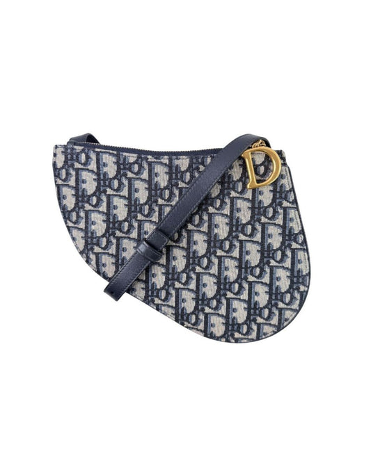 Christian Dior Oblique Saddle Trio Pouch