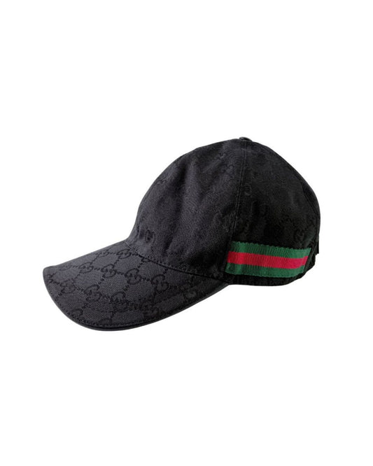 Gucci Sherry Line GG Canvas Size 59 Black Baseball Cap