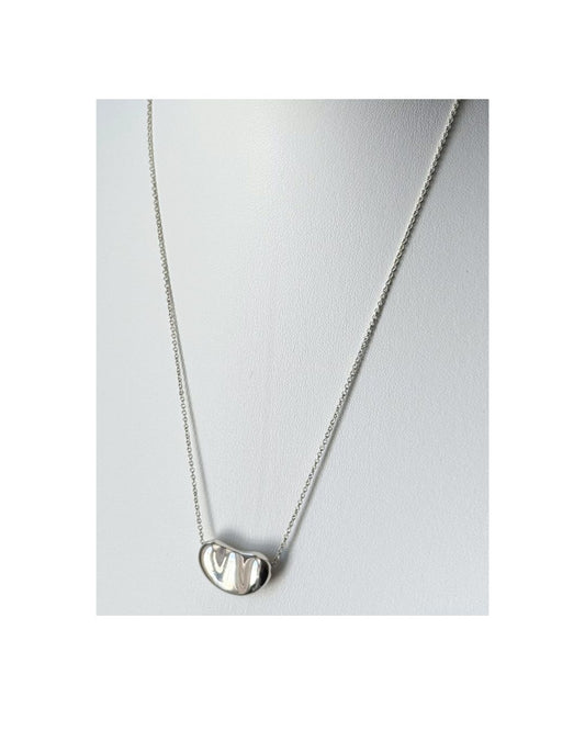 Tiffany & Co. Elsa Peretti Bean 18mm Sterling Silver Necklace