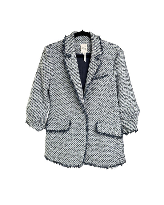 Cinq à Sept Noemie Khloe Bouclé Blazer in Navy Multi Size 6
