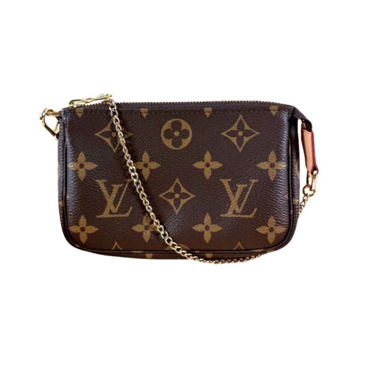 Louis Vuitton Mini Pochette Accessoires Monogram Brown Handbag