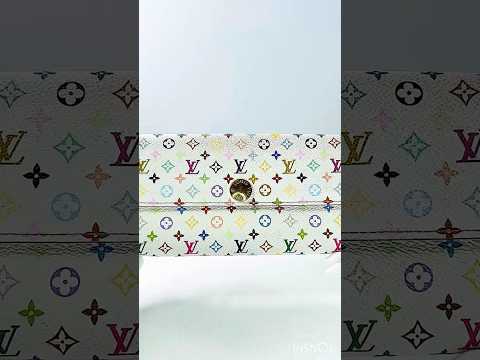 Louis Vuitton Multicolore Sarah Wallet White Long Wallet