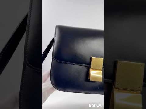 Celine Classic Smooth Calfskin Black Medium Box Bag