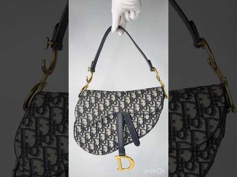Christian Dior Medium Oblique Saddle Bag with Strap