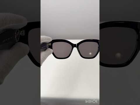 Longchamp LO741S Black Acetate Butterfly Sunglasses