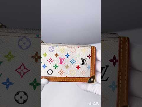 Louis Vuitton Multicolor Takashi Murakami 2006 Pochette Key Clés