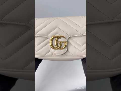 GUCCI GG Marmont Mini Quilted Leather Crossbody Bag