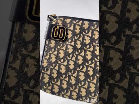 Christan Dior Trotter Monogram Shoulder Bag