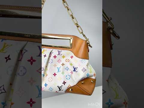 Louis Vuitton Multicolore Monogram Judy GM Vintage in White